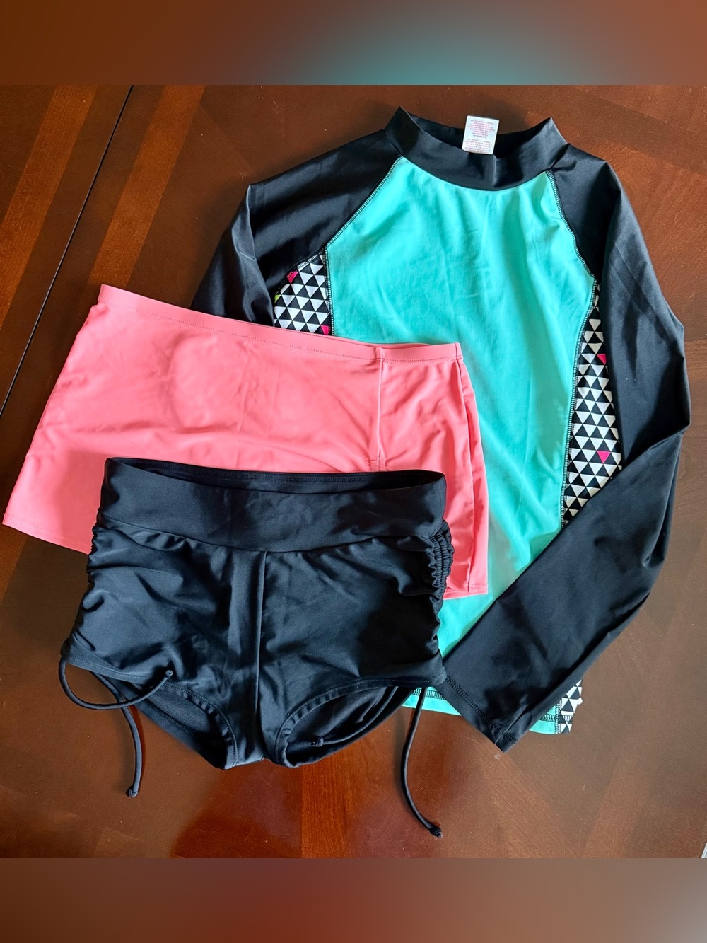 Mixed Brands Rashguard Swim Bundle SzXL(14-16)